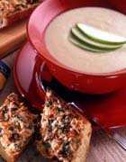 Apple and California Cheddar Cheese Soup