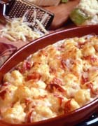 Cauliflower Gratin with Prosciutto
