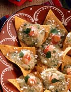 Creamy Shrimp Nachos