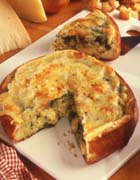 Green Chili Sourdough Strata