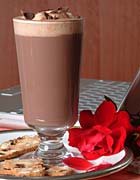 Molten Chocolate Cake Hot Milk Drink