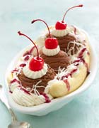 Southern California Surfer Split Sundae