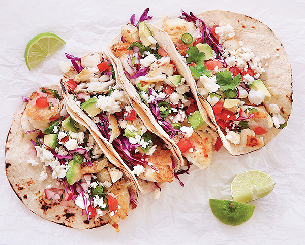 Image of the California Queso Fresco Fish Tacos 